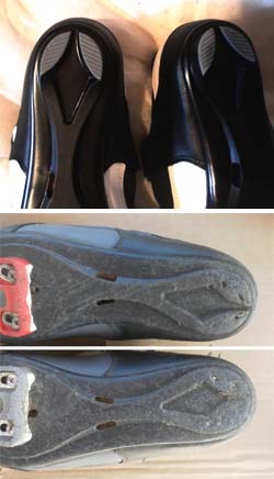 La réfection des patins de chaussures de vélo — muZarde